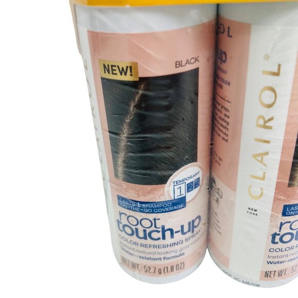 Clairol Root Touch-Up Color Refreshing Spray Black 1.8 Oz Each - 2 Pack - Picture 2 of 4